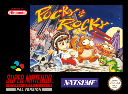Pocky & Rocky original box art cover