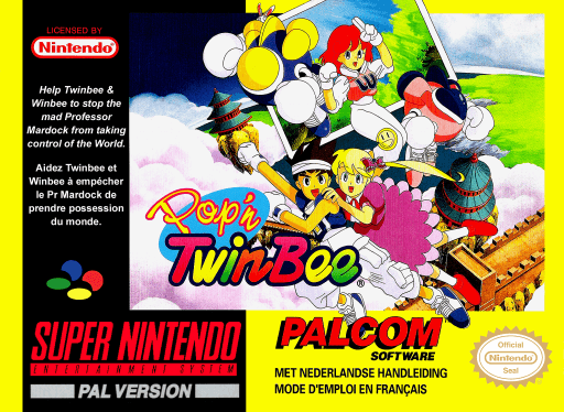 Pop'n TwinBee original box art cover