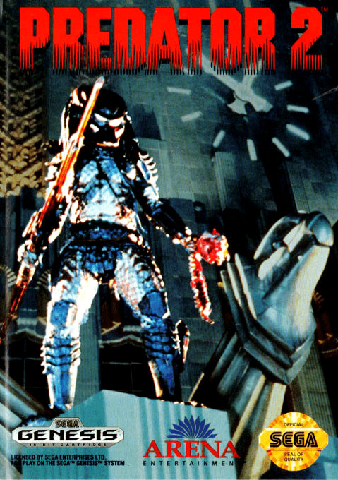Predator 2 original box art cover
