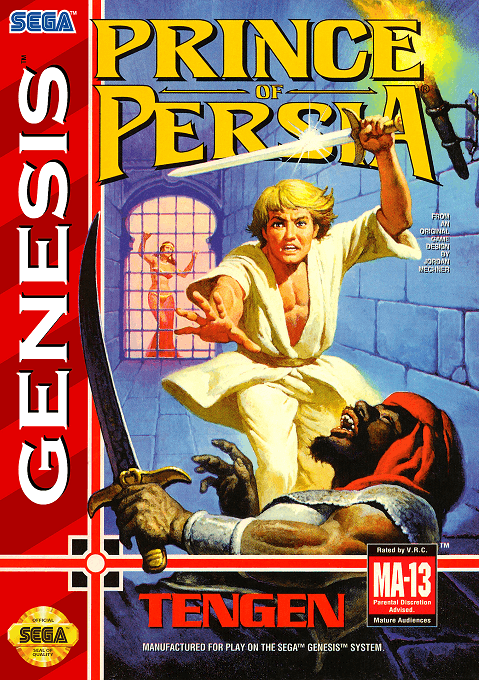 Prince of Persia original box art cover