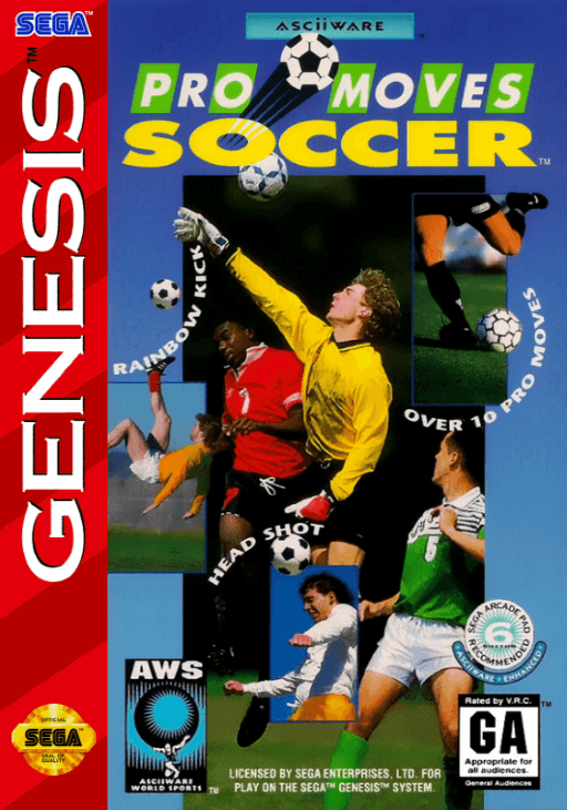 Pro Moves Soccer original box art cover