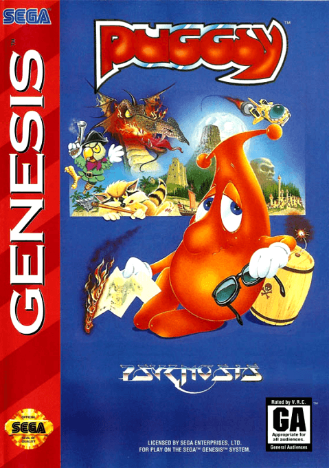 Puggsy original box art cover