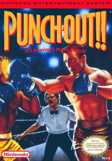 Punch-Out!! original box art cover