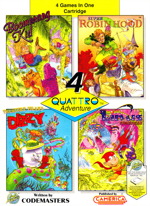 Quattro Adventure original box art cover