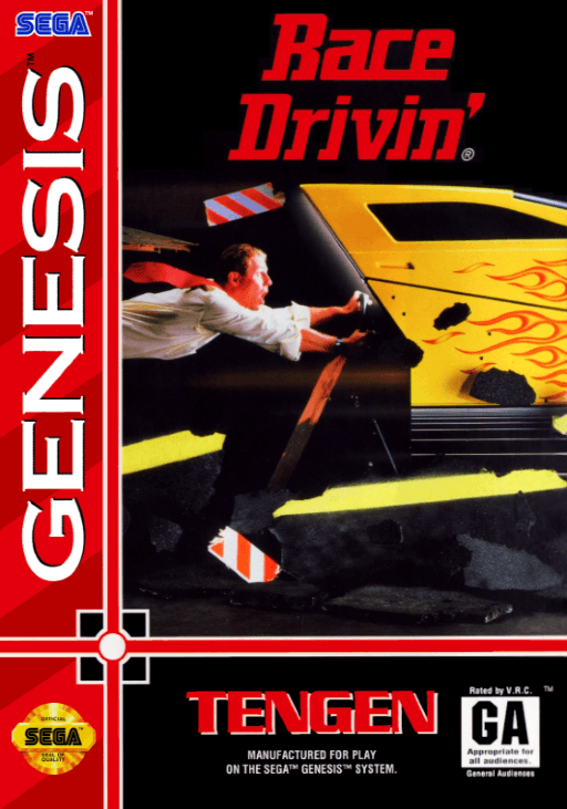 Race Drivin' original box art cover