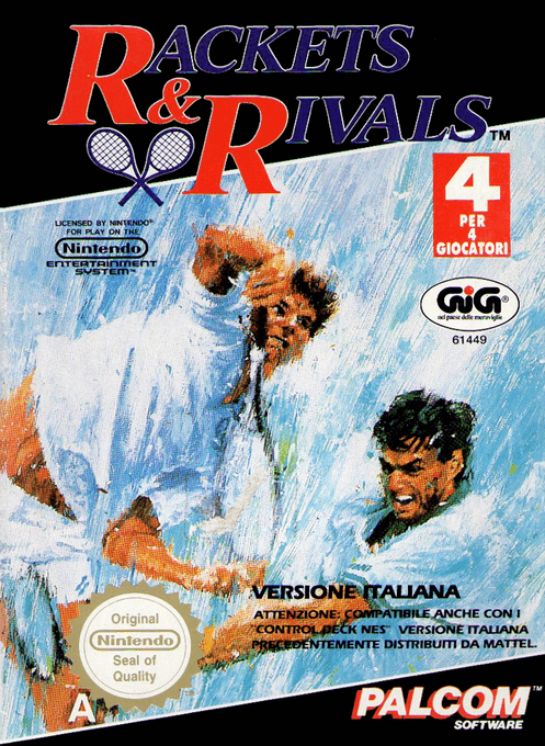 Rackets & Rivals original box art cover