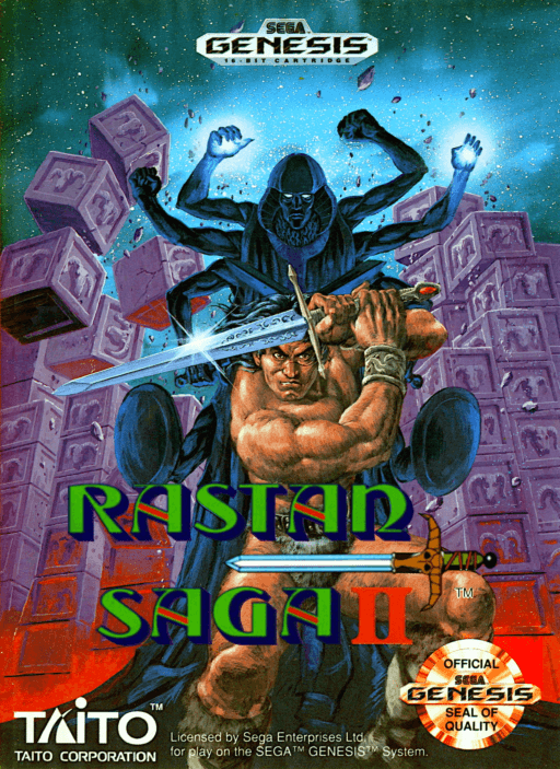 Rastan Saga 2 original box art cover