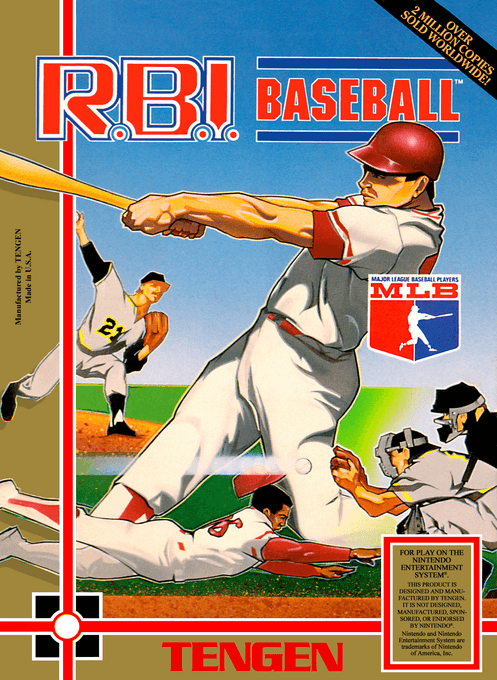 RBI Baseball original box art cover
