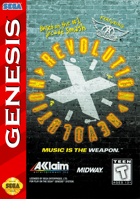 Revolution X original box art cover