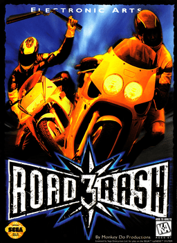 Road Rash 3 original box art cover
