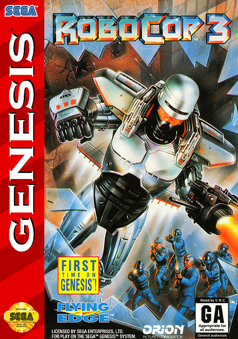 RoboCop 3 original box art cover