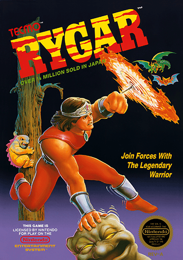 Rygar original box art cover