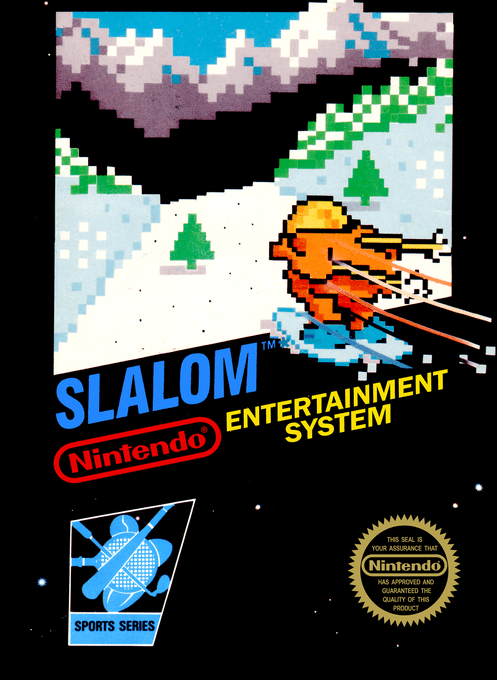Slalom (Europe) original box art cover