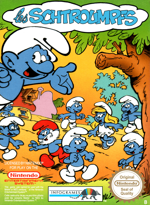 Smurfs, The original box art cover