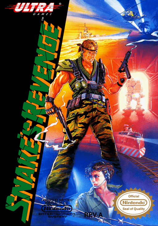 Snake's Revenge original box art cover
