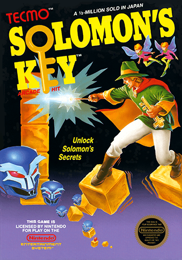 Solomon's Key original box art cover