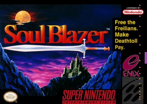 Soul Blazer original box art cover