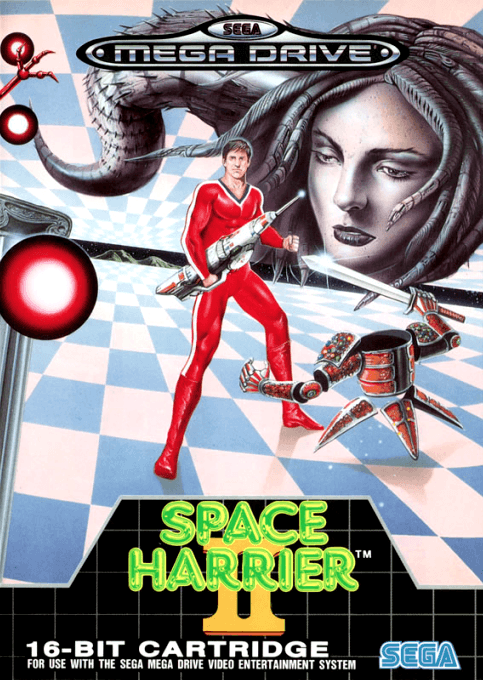 Space Harrier 2 original box art cover