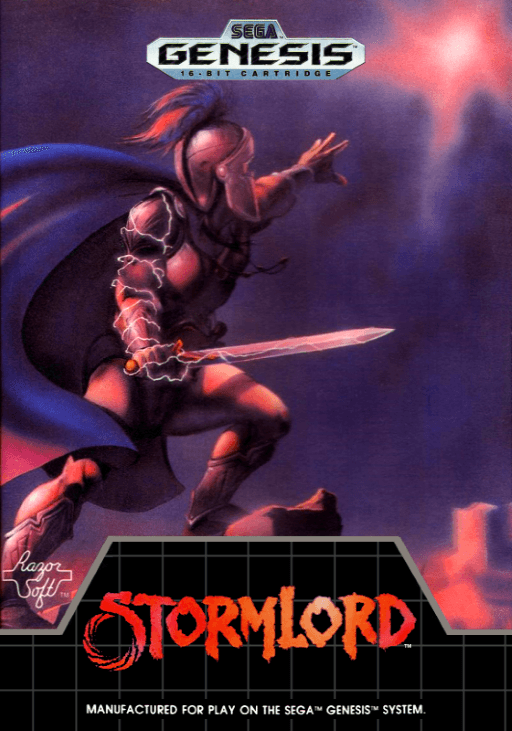 Stormlord original box art cover