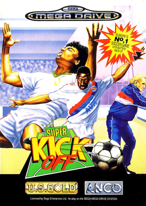 Super Kick Off original box art cover