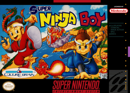 Super Ninja Boy original box art cover