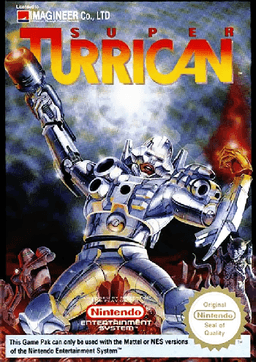 Super Turrican original box art cover