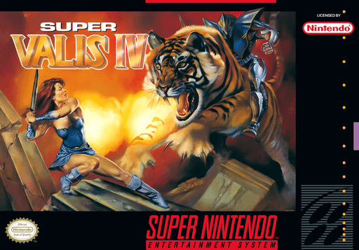 Super Valis 4 original box art cover