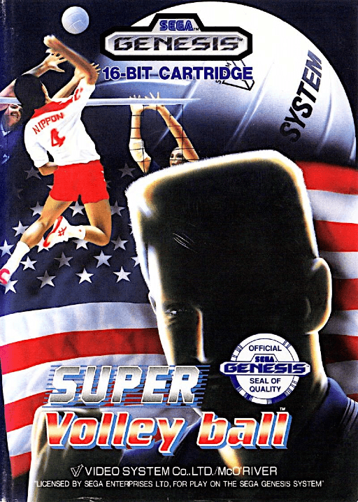 Super Volleyball original box art cover