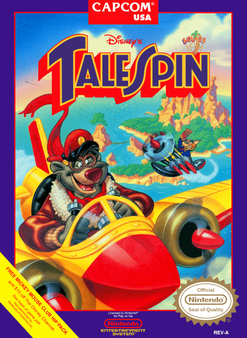 TaleSpin (Europe) original box art cover