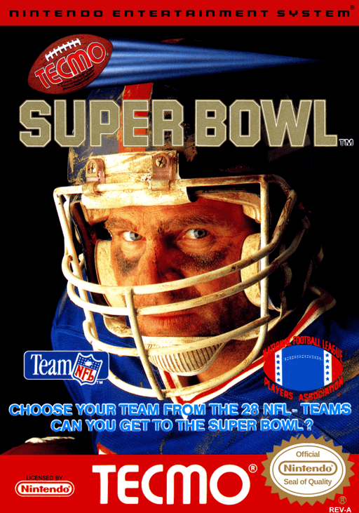 Tecmo Super Bowl original box art cover
