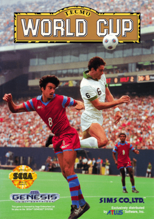 Tecmo World Cup original box art cover