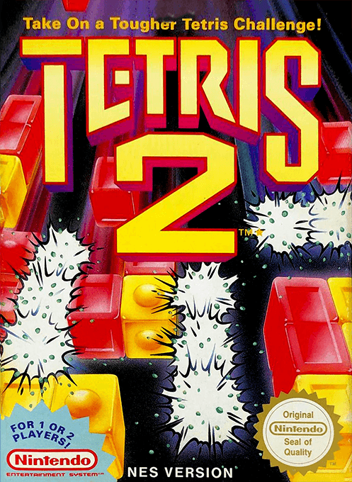 Tetris 2 (Europe) original box art cover