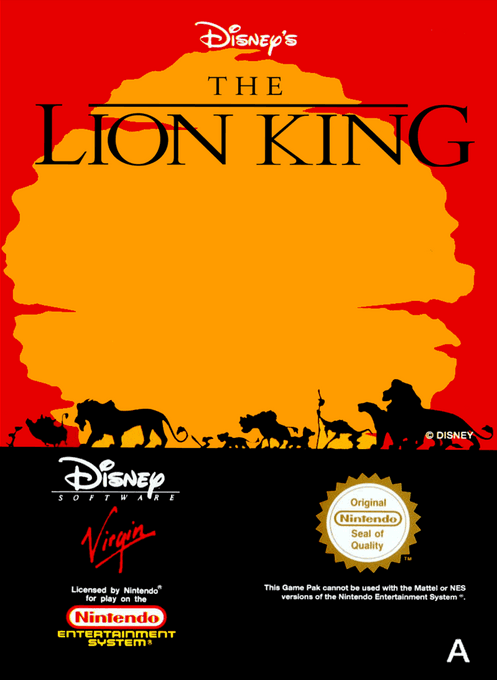 The Lion King original box art cover