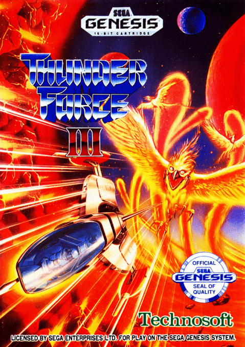 Thunder Force 3 original box art cover