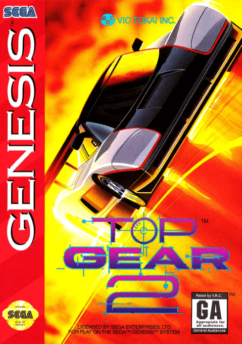 Top Gear 2 original box art cover