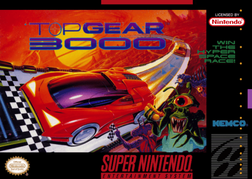 Top Gear 3000 original box art cover