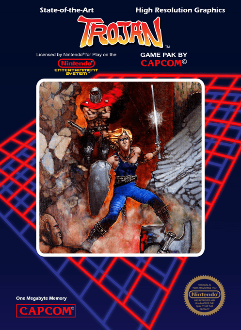 Trojan (Europe) original box art cover