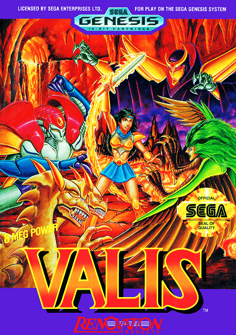 Valis original box art cover