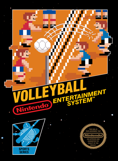 Volleyball original box art cover