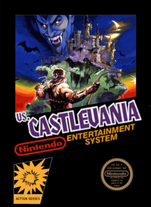VS Castlevania original box art cover