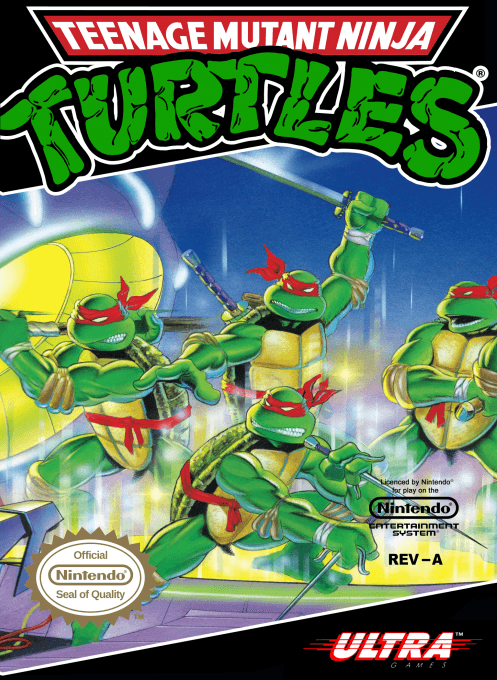 Teenage Mutant Ninja Turtles original box art cover