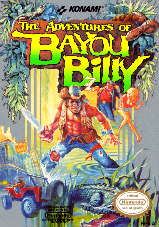 Adventures of Bayou Billy, The cover