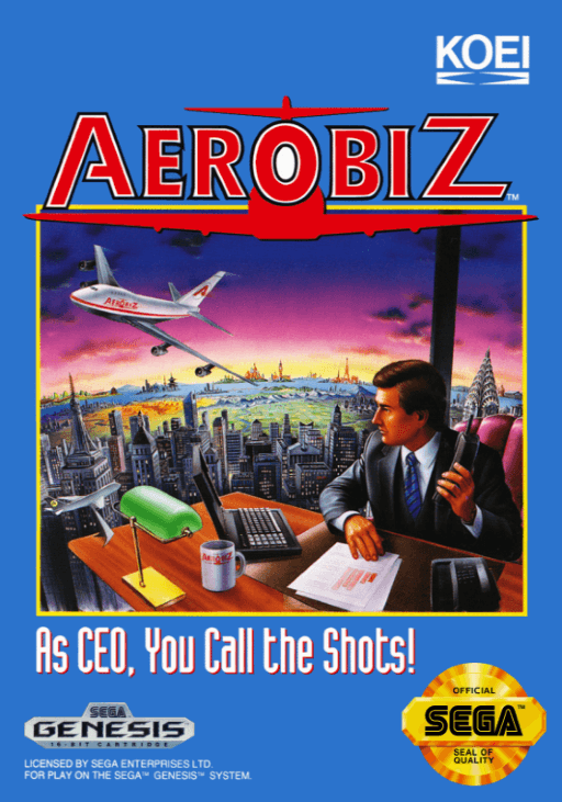 Aerobiz original box art cover