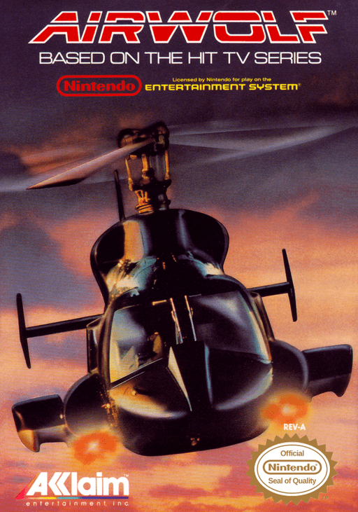 Airwolf original box art cover