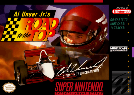 Al Unser Jr's Road to the Top original box art cover