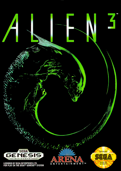 Alien 3 original box art cover