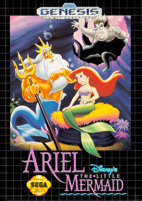 Ariel the Little Mermaid original box art cover