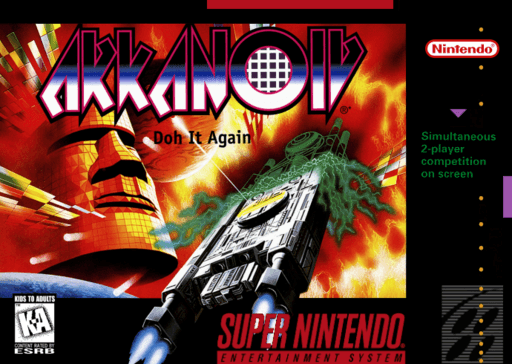 Arkanoid - Doh It Again original box art cover