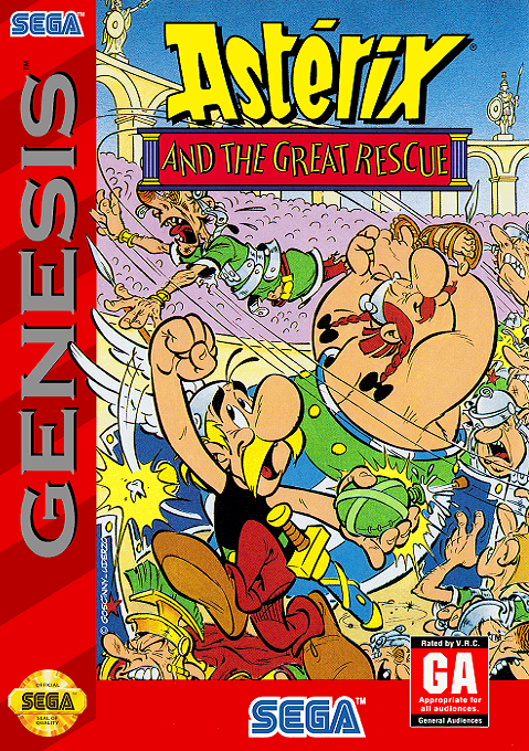 Asterix and the Great Rescue original box art cover