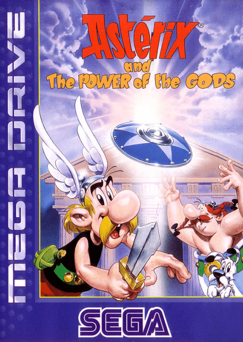 Asterix and the Power of the Gods original box art cover